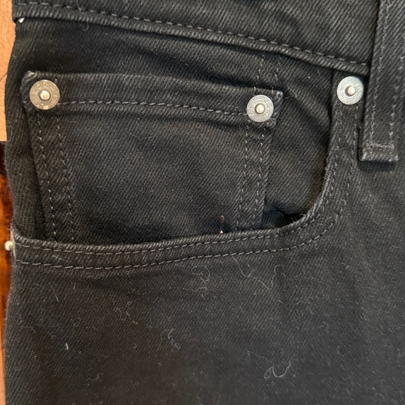 Levi's Men's 512 Slim Taper Fit Jeans 33x32 Black - Picture 4 of 9